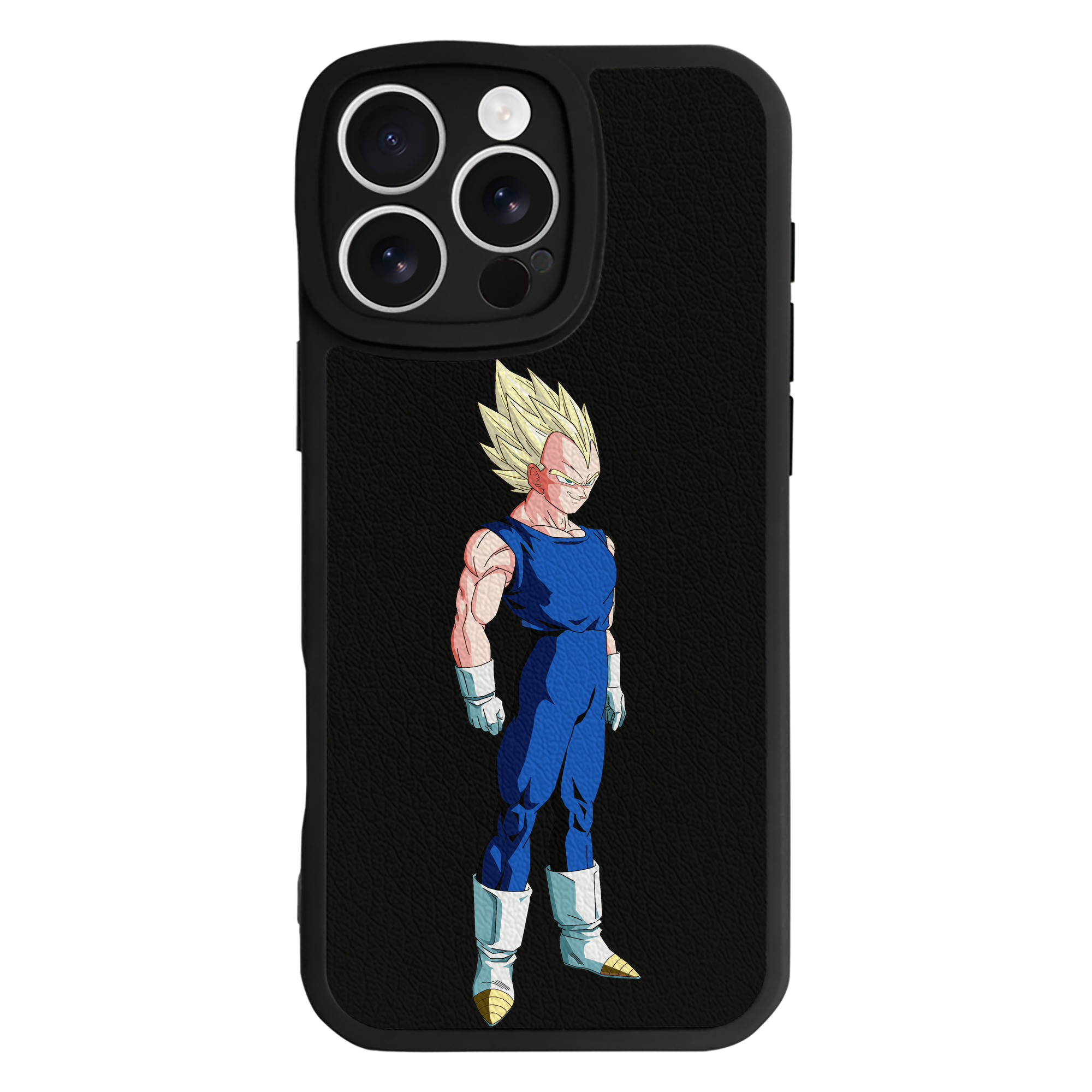 （画像用） ドラゴンボール ベジータ四世（Bejīta Yonsei）DRAGON BALL Vegeta IV 【iPhone 16シリーズ対応】シリコンスマホケース（レザー調） 材質：シリコン